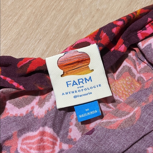 Farm Rio • Anthropologie floral midi skirt Size XS - Picture 8 of 8